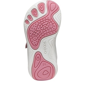 Pantofi sport fete Geox Foot-Run Girl Old Rose/White - B661JA/0FU22/CA81Z - talpă