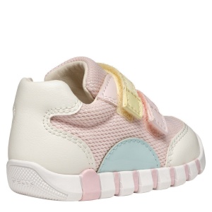 Pantofi sport fete Geox Iupidoo Girl Lt Pink Watersea — vedere din față