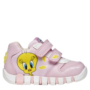 Pantofi sport fete Geox Iupidoo Girl Pink Tweety