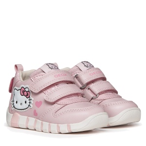 Pantofi sport fete Geox Iupidoo Girl Pink - B6658A/05402/C8004 - perechea