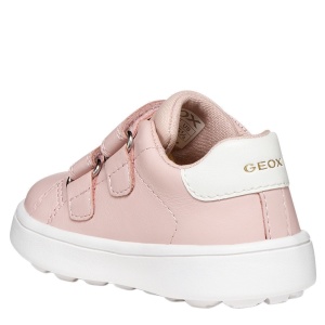 Pantofi sport fete Geox Minicub Lt Rose — vedere din spate