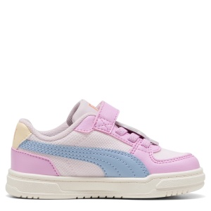 Pantofi sport fete Puma Caven III DORA AC+ Inf Mauve Glow-Chambray Blue-Powder Pink - vedere laterală opusă - 407725/01