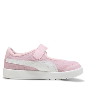 Pantofi sport fete Puma Courtflex v3 Lina V PS Rose Mauve - vedere laterală opusă - 400578/02