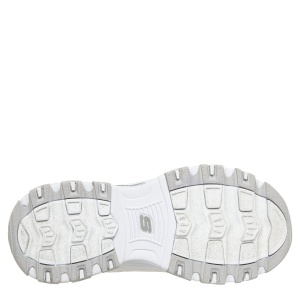 Pantofi sport fete Skechers D'lites Alb - 304154L/WSL - talpă
