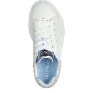 Pantofi sport fete Skechers Hi Ridge White Blue - Img 4