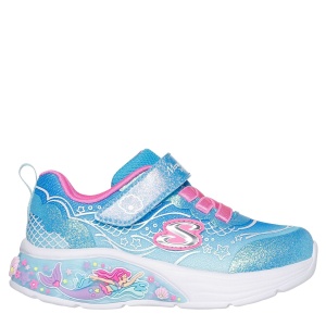 Pantofi sport fete Skechers My Dreamers Lil Mermaid Blue