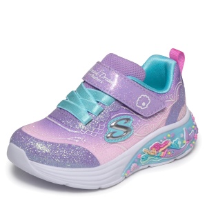 Pantofi sport fete Skechers My Dreamers Lil Mermaid Lavender Multi — vedere laterală detaliată