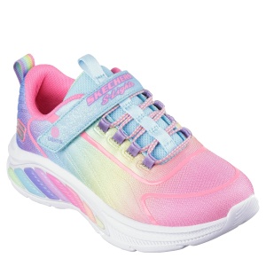 Pantofi sport fete Skechers Rainbow Cruisers Turquoise Multi - Img 2