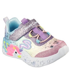Pantofi sport fete Skechers Unicorn Charmer Purple Multi - Img 2