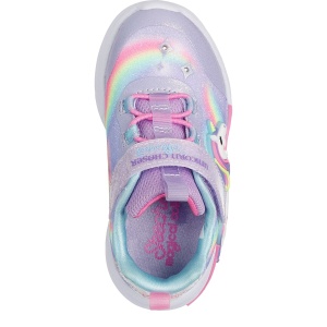Pantofi sport fete Skechers Unicorn Chaser Lavander mărimi 21-26 — vedere de sus