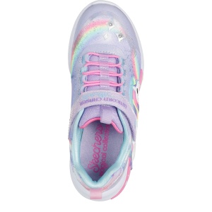 Pantofi sport fete Skechers Unicorn Chaser Lavander mărimi 27-32 — vedere de sus