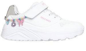 Pantofi sport fete Skechers Uno Lite Alb