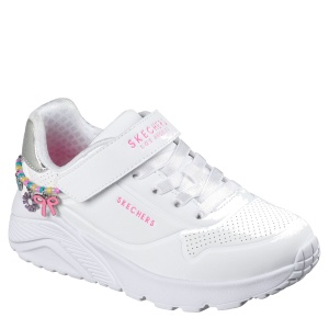 Pantofi sport fete Skechers Uno Lite Alb