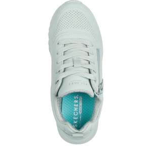Pantofi sport fete Skechers Uno Lite Easy Zip Sage — vedere de sus