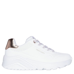 Pantofi sport fete Skechers Uno Lite Metallic White