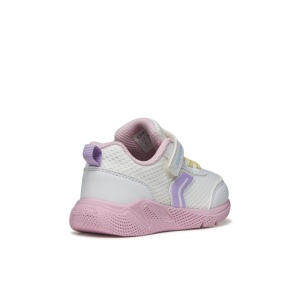 Geox Pantofi sport fete Sprintye Girl White Pink B454TD-01454-C0406 incaltaminte copii bigstep