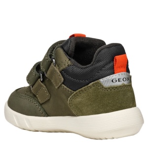 Pantofi sport Geox impermeabili Hyroo Boy Wpf Dk Green — vedere din spate