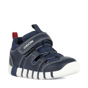 Geox B Sandal Multy Boy A – Sandales Respirantes Bébé Garçon, Pistachio/Navy, Taille 21 EU, Semelle Antidérapante, Confort Optimal