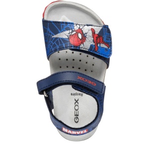 Sandale băieți Geox Chalki Boy Spiderman — vedere de sus
