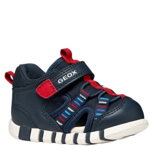Sandale băieți Geox Iupidoo Navy/Red — vedere în perspectivă