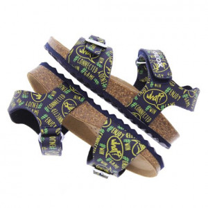 Sandale Baieti Ghita B.B Navy Fluo Yellow - Img 4
