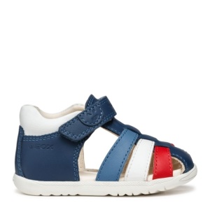 Geox Sandale baieti Macchia Boy Avio White B254VA-08554-C4242