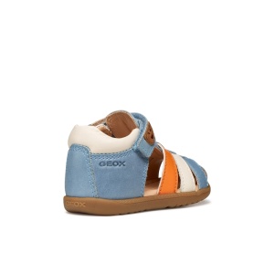 Sandale baieti Sandal Macchia Boy Lt Sky Orange - Img 5