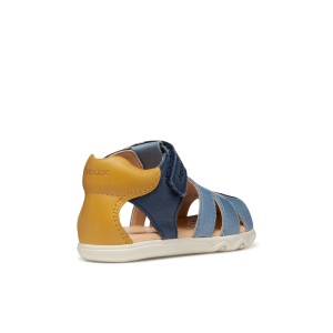Sandale baieti Sandal Steppieup Navy Ochreyellow - Img 5