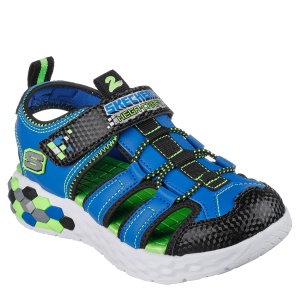 Sandale băieți Skechers Mega Splash 2.0 Blue Lime - Img 2