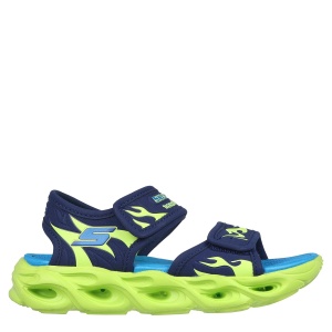 Sandale băieți Skechers Thermo Splash Hide Tide Navy Lime