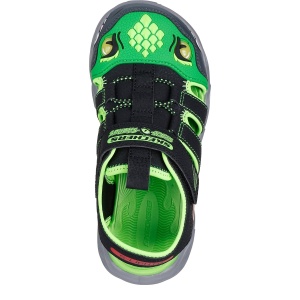Sandale băieți Skechers Thermo Splash Hydro Flare Black Lime - Img 4