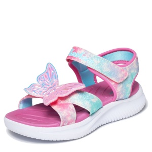 Sandale fete cu luminițe Skechers Jumpsters Sandal - Butterfly mărimi 27-32 — vedere laterală detaliată