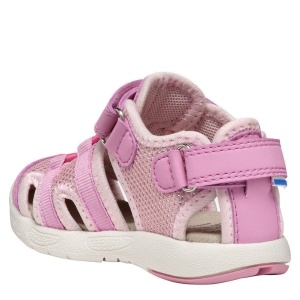 Sandale fete Geox Multy Girl Dk Pink — vedere din spate