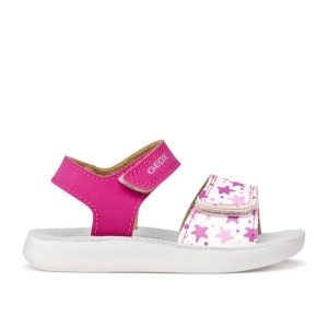 Sandale fete Lightfloppy Fuchsia White - Img 3