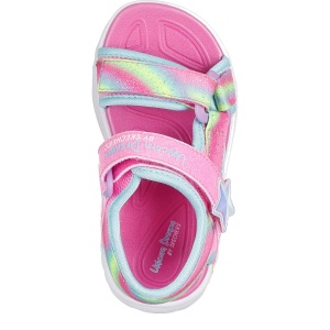 Sandale fete Skechers Unicorn Dreams Sandal Pink Multi - 303107N/PKMT