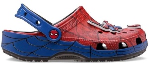 Sandale plaja baieti Crocs Classic Spiderman Web Clog