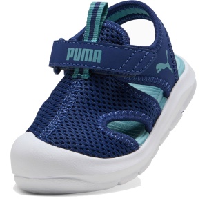 Sandale plajă băieți Puma Fun Racer Mesh Inf Blue Jewel - vedere în perspectivă - 401576/06
