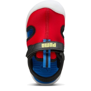Sandale plajă băieți Puma Fun Racer Sandal V Inf For All Time — vedere de sus și talpa