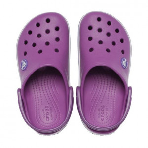 Sandale plaja Crocband Clog K Viola - Img 4