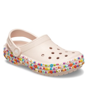 Papuci Fete Crocband Beaded Band Quartz încălțăminte copii bigstep