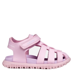 Sandale plajă fete Geox Fusbetto Pink Lilac