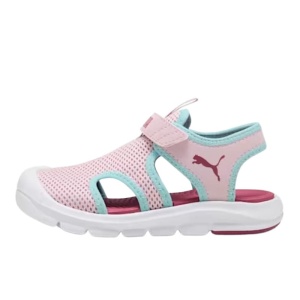 Sandale plaja fete Puma Fun Racer Sandal Mesh V PS Rose Mauve - Img 4