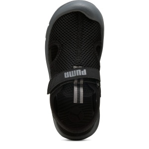 Sandale plja băieți Puma Fun Racer Sandal Mesh V PS — vedere de sus și talpa