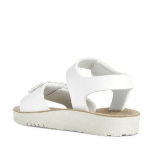 Geox Sandale Fete S.Costarei G.A White Silver incaltaminte copii bigstep