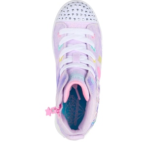Teniși fete Skechers Twi Lites Unicorn Kitty Lavender mărimi 27-30 - Img 4