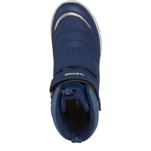 Apreschi impermeabil baieti J Flexyper B.B ABX Navy Flou/Yellow — vedere de sus