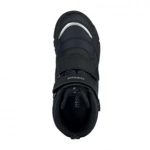 Geox Apreschi impermeabil baieti J Flexyper B.B ABX Black incaltaminte copii bigstep
