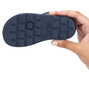 Cizme cauciuc imblanite barefoot baieti Yogi Borreguito Navy - Img 6