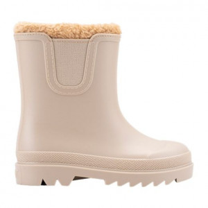 Cizme cauciuc imblanite fete Tokio Borreguito Beige
