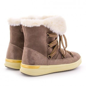 Cizme Imblanite fete Aveup GC Dk Beige - Img 5